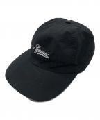 SUPREMEシュプリーム）の古着「SCRIPT LOGO 6-PANEL」｜ブラック