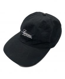 SUPREME（シュプリーム）の古着「SCRIPT LOGO 6-PANEL」｜ブラック