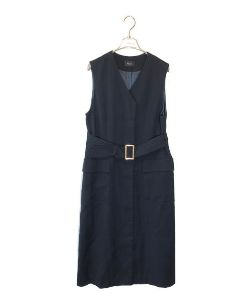 Diagram GRACE CONTINENTAL（ダイアグラム グレースコンチネンタル）Diagram GRACE CONTINENTAL (ダイアグラム グレースコンチネンタル) ジレワンピース ブラック サイズ:Mの古着・服飾アイテム