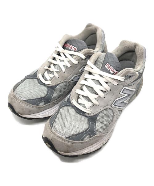 NEW BALANCE（ニューバランス）NEW BALANCE (ニューバランス) ローカットスニーカー グレー サイズ:２４ｃｍの古着・服飾アイテム