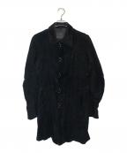 ISAMU KATAYAMA BACKLASHイサムカタヤマ・バックラッシュ）の古着「スウェードコート」｜ブラック