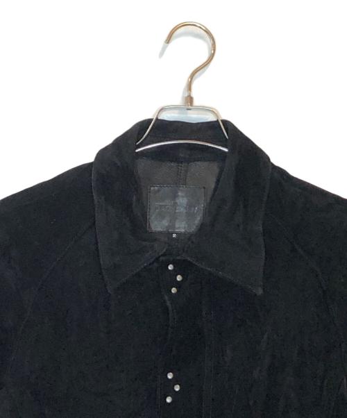 ISAMU KATAYAMA BACKLASH（イサムカタヤマ･バックラッシュ）ISAMU KATAYAMA BACKLASH (イサムカタヤマ・バックラッシュ) スウェードコート ブラック サイズ:２の古着・服飾アイテム