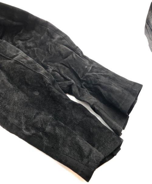 ISAMU KATAYAMA BACKLASH（イサムカタヤマ･バックラッシュ）ISAMU KATAYAMA BACKLASH (イサムカタヤマ・バックラッシュ) スウェードコート ブラック サイズ:２の古着・服飾アイテム