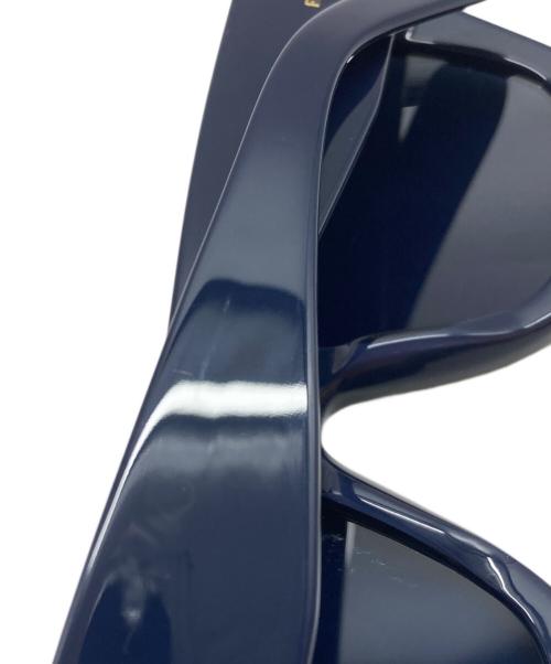 Salvatore Ferragamo（サルヴァトーレ フェラガモ）Salvatore Ferragamo (サルヴァトーレ フェラガモ) スクエアフレームサングラス ネイビー サイズ:55□19の古着・服飾アイテム