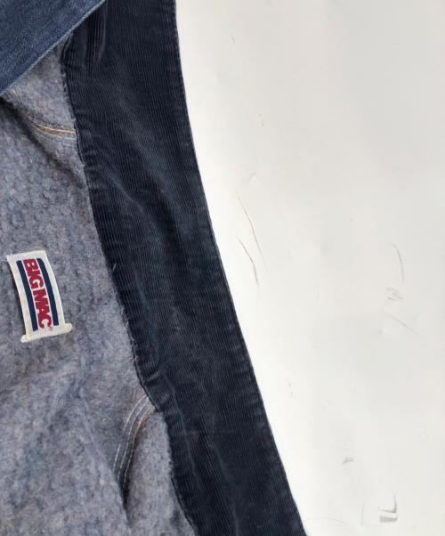 big mac（ビッグマック）BIG MAC (ビッグマック) 裏ブランケット カバーオール インディゴ サイズ:不明の古着・服飾アイテム