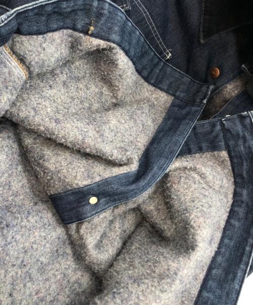 big mac（ビッグマック）BIG MAC (ビッグマック) 裏ブランケット カバーオール インディゴ サイズ:不明の古着・服飾アイテム