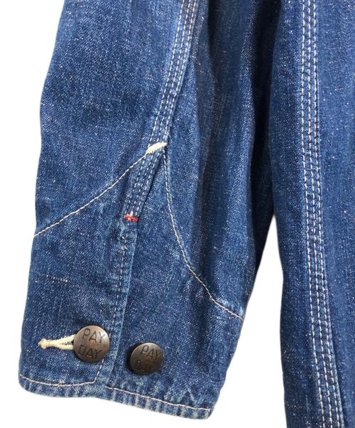 PAY DAY（ペイデイ）PAY DAY (ペイデイ) カバーオール インディゴ サイズ:表記なしの古着・服飾アイテム