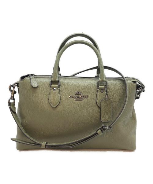COACH（コーチ）COACH (コーチ) ジョージア サッチェル カーキの古着・服飾アイテム