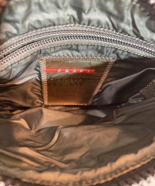 PRADA SPORTS（プラダスポーツ）PRADA SPORTS (プラダスポーツ) ナイロンショルダーバッグ ブラックの古着・服飾アイテム