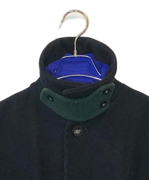 UN3D.（アンスリード）UN3D. (アンスリード) ステンカラーオーバーコート ブラック サイズ:36の古着・服飾アイテム