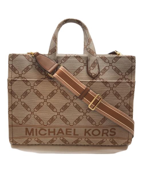 MICHAEL KORS（マイケル・コース）MICHAEL KORS (マイケル・コース) 2WAYバッグ ベージュの古着・服飾アイテム