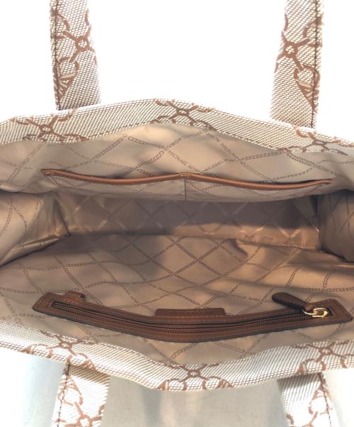 MICHAEL KORS（マイケル・コース）MICHAEL KORS (マイケル・コース) 2WAYバッグ ベージュの古着・服飾アイテム