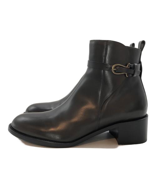 SARTORE（サルトル）SARTORE (サルトル) ローヒールアンクルストラップ ブラック サイズ:SIZE 36 1/2の古着・服飾アイテム