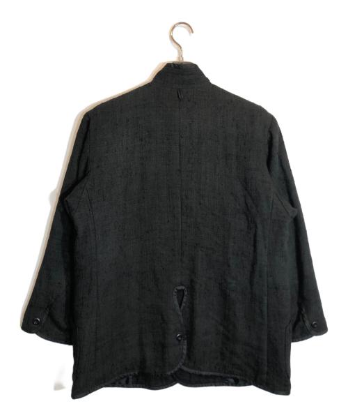 ISSEY MIYAKE PwRMANwNTw（イッセイミヤケ ペルマネンテ）ISSEY MIYAKE PwRMANwNTw (イッセイミヤケ ペルマネンテ) シルクジャケット ブラック サイズ:Mの古着・服飾アイテム