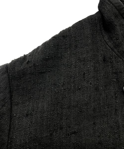 ISSEY MIYAKE PwRMANwNTw（イッセイミヤケ ペルマネンテ）ISSEY MIYAKE PwRMANwNTw (イッセイミヤケ ペルマネンテ) シルクジャケット ブラック サイズ:Mの古着・服飾アイテム