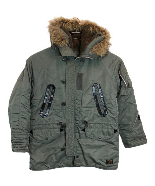 NEIGHBORHOOD（ネイバーフッド）NEIGHBORHOOD (ネイバーフッド) N-3B フライトジャケット グリーン サイズ:Mの古着・服飾アイテム