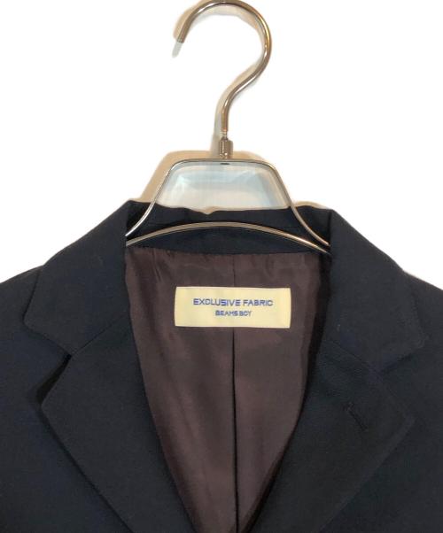 BEAMS BOY（ビームスボーイ）BEAMS BOY (ビームスボーイ) ポリエステル ウール 3ボタン ブレザー ネイビー サイズ:SIZE 0の古着・服飾アイテム