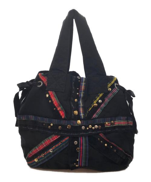 tricot COMME des GARCONS（トリココムデギャルソン）tricot COMME des GARCONS (トリココムデギャルソン) ユニオンジャックトートバッグ ブラックの古着・服飾アイテム