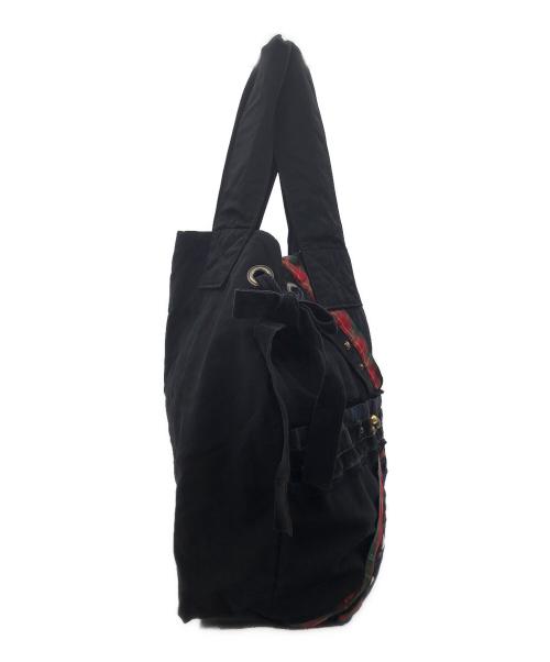 tricot COMME des GARCONS（トリココムデギャルソン）tricot COMME des GARCONS (トリココムデギャルソン) ユニオンジャックトートバッグ ブラックの古着・服飾アイテム