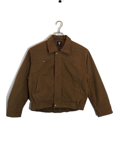 ANNA SUI（アナスイ）ANNA SUI (アナスイ) Lily Brown (リリーブラウン) バタフライスタッズブルゾン ブラウン サイズ:SIZE ONEの古着・服飾アイテム