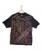 SUPREMEシュプリーム）の古着「Bridge Embroidered S/S Top」｜ブラック