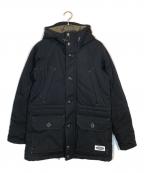 LOST CONTROLロストコントロール）の古着「HOODED PADDING JACKET」｜ブラック