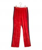 Needlesニードルズ）の古着「ベロアトラックパンツ」｜レッド