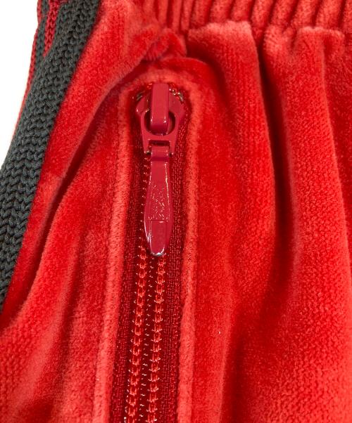 Needles（ニードルズ）Needles (ニードルズ) ベロアトラックパンツ レッド サイズ:XSの古着・服飾アイテム
