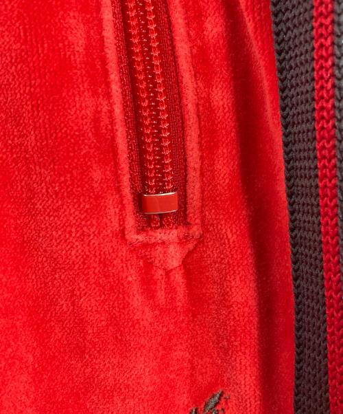 Needles（ニードルズ）Needles (ニードルズ) ベロアトラックパンツ レッド サイズ:XSの古着・服飾アイテム