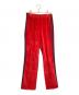Needles（ニードルズ）の古着「ベロアトラックパンツ」｜レッド