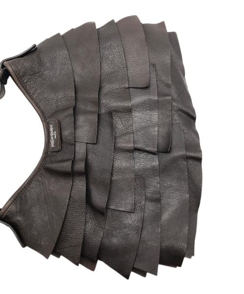 Yves Saint Laurent（イヴサンローラン）Yves Saint Laurent (イヴサンローラン) イヴサンローラン サントロペ ワンショルダーバッグ ブラウンの古着・服飾アイテム