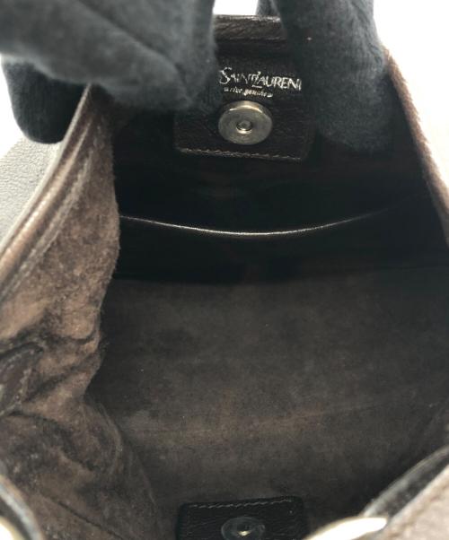 Yves Saint Laurent（イヴサンローラン）Yves Saint Laurent (イヴサンローラン) イヴサンローラン サントロペ ワンショルダーバッグ ブラウンの古着・服飾アイテム