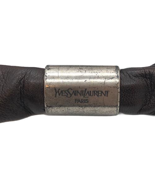 Yves Saint Laurent（イヴサンローラン）Yves Saint Laurent (イヴサンローラン) イヴサンローラン サントロペ ワンショルダーバッグ ブラウンの古着・服飾アイテム