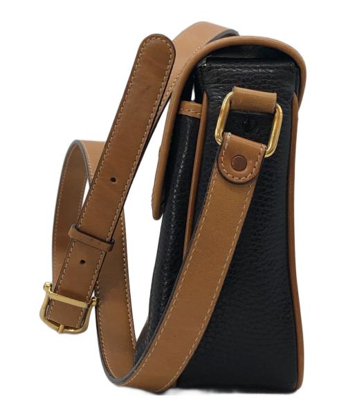 CELINE（セリーヌ）CELINE (セリーヌ) 丸金具ショルダーバッグ ブラックの古着・服飾アイテム