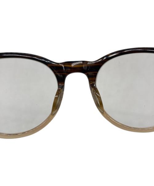 OLIVER PEOPLES（オリバーピープルズ）OLIVER PEOPLES (オリバーピープルズ) TAKAHIROMIYASHITA TheSoloIst. (タカヒロミヤシタ ザソロイスト) 眼鏡 ブラウン サイズ:45 □ 19-135の古着・服飾アイテム