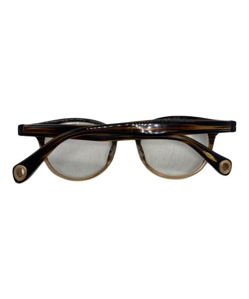 OLIVER PEOPLES（オリバーピープルズ）OLIVER PEOPLES (オリバーピープルズ) TAKAHIROMIYASHITA TheSoloIst. (タカヒロミヤシタ ザソロイスト) 眼鏡 ブラウン サイズ:45 □ 19-135の古着・服飾アイテム