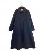 STEVEN ALANスティーブンアラン）の古着「WOOL BEAVER TENT COAT」｜ネイビー