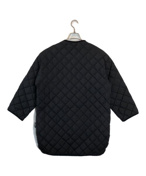 Gymphlex（ジムフレックス）Gymphlex (ジムフレックス) キルティングダウン カラーレスコート ブラック サイズ:SIZE 14の古着・服飾アイテム