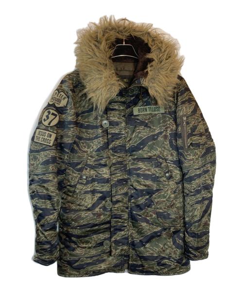 Hysteric Glamour（ヒステリックグラマー）Hysteric Glamour (ヒステリックグラマー) フライトジャケット グリーン サイズ:SIZE Mの古着・服飾アイテム