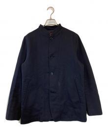 Needles（ニードルズ）の古着「ウールコットンスタンドカラージャケット」｜ネイビー