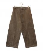 フランス国鉄フランスコクテツ）の古着「レイルロードパンツ」｜ブラウン
