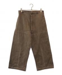 フランス国鉄（フランスコクテツ）の古着「レイルロードパンツ」｜ブラウン