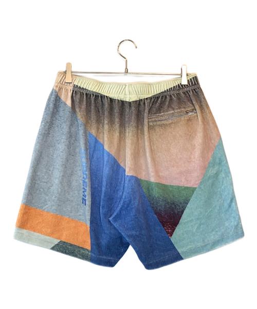 SUPREME（シュプリーム）Supreme (シュプリーム) Geo Velour Short マルチカラー サイズ:Mediumの古着・服飾アイテム