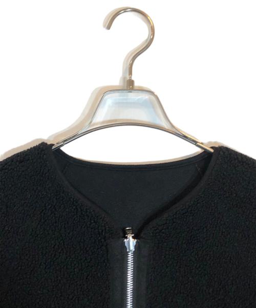 allureville（アルアバイル）allureville (アルアバイル) リバーシブルボアコート ブラック サイズ:SIZE Freeの古着・服飾アイテム