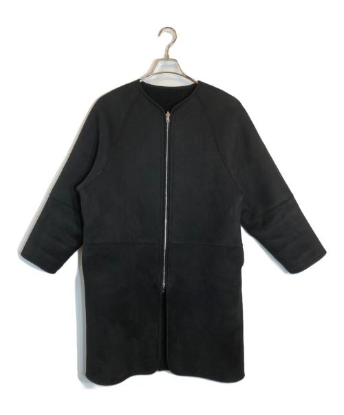 allureville（アルアバイル）allureville (アルアバイル) リバーシブルボアコート ブラック サイズ:SIZE Freeの古着・服飾アイテム