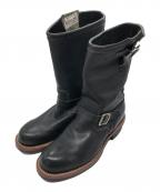 CHIPPEWAチペワ）の古着「ENGINEER BOOTS」｜ブラック