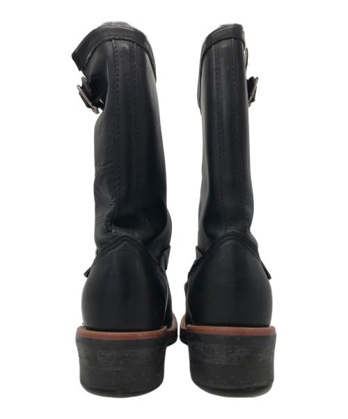 CHIPPEWA（チペワ）CHIPPEWA (チペワ) ENGINEER BOOTS ブラック サイズ:SIZE US 8の古着・服飾アイテム