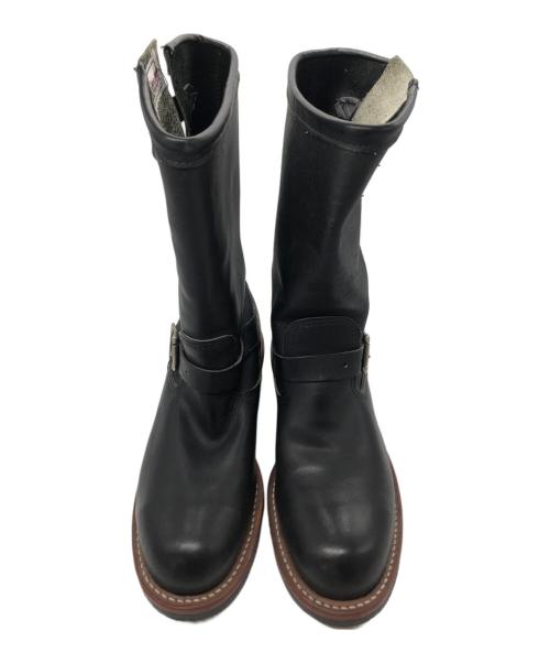 CHIPPEWA（チペワ）CHIPPEWA (チペワ) ENGINEER BOOTS ブラック サイズ:SIZE US 8の古着・服飾アイテム