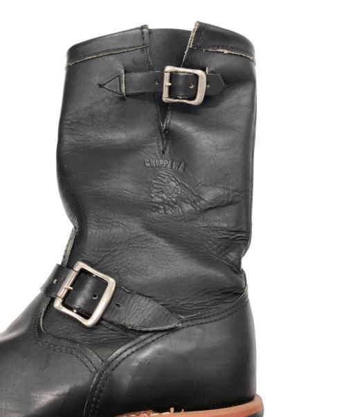 CHIPPEWA（チペワ）CHIPPEWA (チペワ) ENGINEER BOOTS ブラック サイズ:SIZE US 8の古着・服飾アイテム