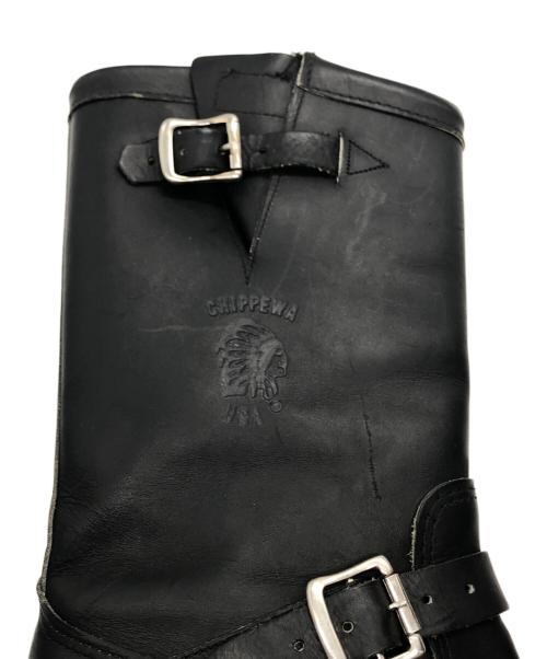 CHIPPEWA（チペワ）CHIPPEWA (チペワ) ENGINEER BOOTS ブラック サイズ:SIZE US 8の古着・服飾アイテム